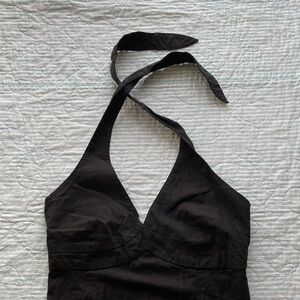 Black Halter Dress